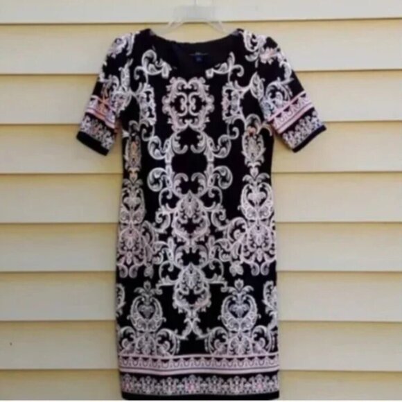R&K woman  dress .Size 4 Gray, pink, black. Excellent condition.formal casual fa - Picture 1 of 4
